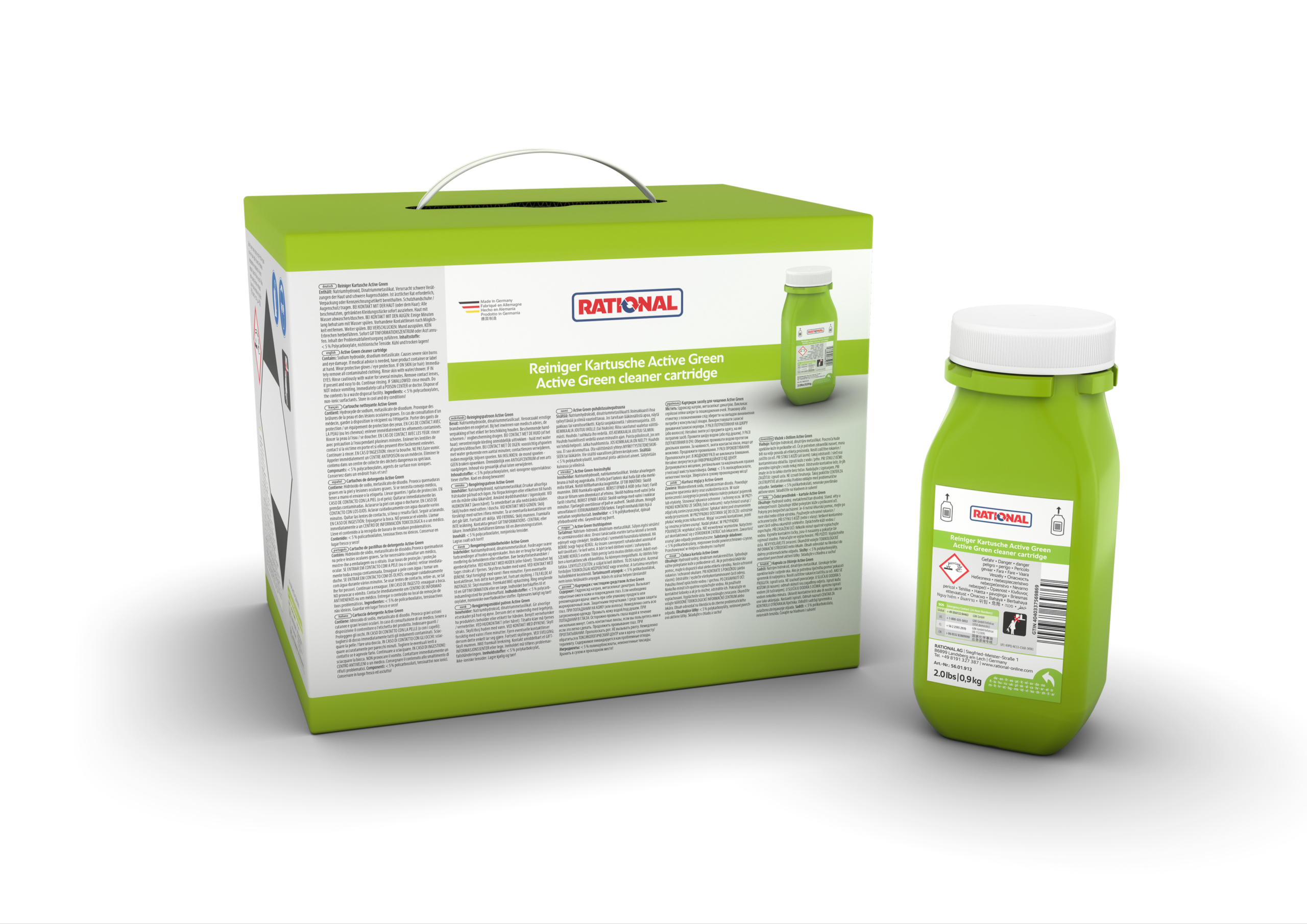 Reinigingspatroon Active Green voor iCombi Pro 6 stuks